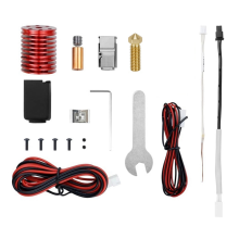 Kit Hotend V6, buse Volcano bimétallique pour imprimantes 3D Prusa 0,1/0,2/2,4