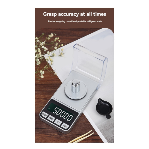 USB Charging High Precision Carat Scale Jewelry Medicinal Materials Multi-Function Electronic Silver 2