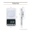 USB Charging High Precision Carat Scale Jewelry Medicinal Materials Multi-Function Electronic Silver 6