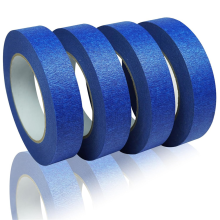 Schilderstape 2,5 cm breed, 4-pack blauw voor algemeen gebruik, x 55 yards 4 rollen, totaal 575 cm