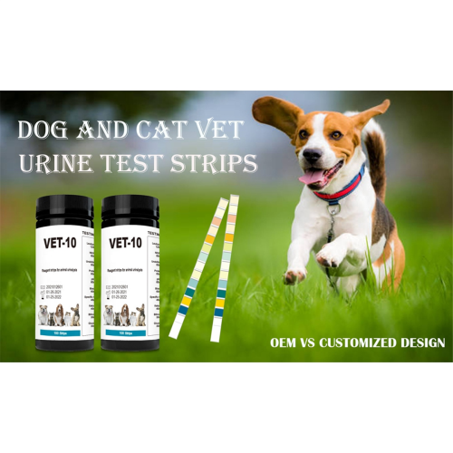 Pet Urine Testing Strips, 100 Urinalysis Parameter Tests for Dogs,Cats,Vets, Accurate Veterinarians