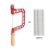 Woodworking Special Hand-Made Wire Saw, Pattern Aluminum Alloy Hand Multi-Function Curved Saw 6