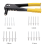 200Pcs Heavy Duty Riveter Set Aluminum Blind Rivets Assortment Kit Hand Tools Rivet Nut Tool 7
