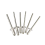 200Pcs Heavy Duty Riveter Set Aluminum Blind Rivets Assortment Kit Hand Tools Rivet Nut Tool 5