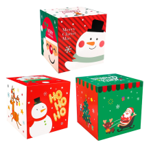 Kerst snoepverpakkingsdoos klein //Kerstman 25 cm / 9,84 inch Feestelijke snoepdoos met deksel