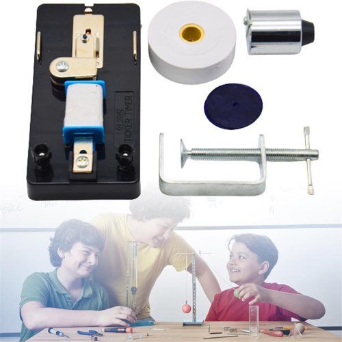 Physics Ticker Tape TimerElectromagnetic Dotting TimerTeaching Laboratory Equipment Acceleration Apparatus 2