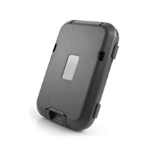 Anti-Diebstahl-Bürsten-Kartenpaket Minimalistische Brieftasche Aluminium Clip-on Bargeld Kredit Business Case Grau