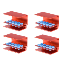 Teil/satz 10 Löcher Bohrer Halter Block Fall für CA/RA & FG Autoklavierbar mit Silicon Abdeckung Rot