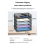 Lade Document Plank Handgrepen Mesh Bureau Bestand Desktop Metaal Kantoor Thuis 3
