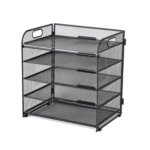 Lade Document Plank Handgrepen Mesh Bureau Bestand Desktop Metaal Kantoor Thuis 1