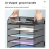 Lade Document Plank Handgrepen Mesh Bureau Bestand Desktop Metaal Kantoor Thuis 4