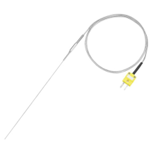 K Type Thermocouple with Plug, Meter Temperature Sensor Probe -50 to 1100C,3.3ft Wire 2.5x300mm