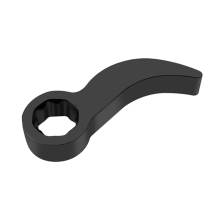 Utensili per teste adattatrici per piede di porco, leva con angolo regolabile adatta a cricchetto da 3/8 di pollice, per spazi ristretti C