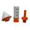 Brazed Diamond Milling Bit Chamferer Ceramic Tile Hole Expander 5/8-11 Thread Adapter Conical Stone Grinding Bits 3Pcs 2