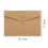 10Pcs Kraft String Envelope File Folders A5 Letter Size Document Organizer for Office School Brown 3