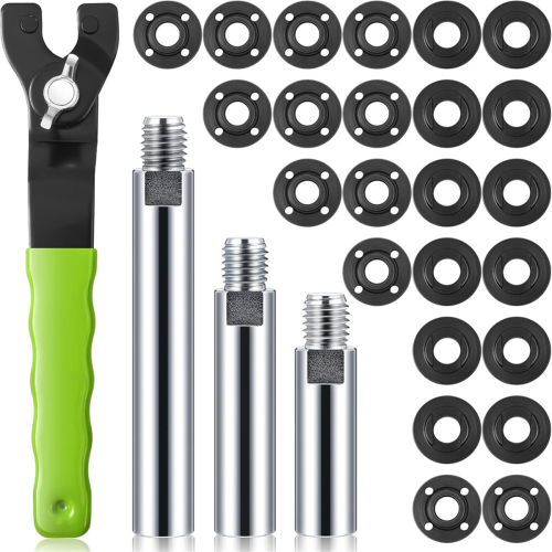 Tige d'extension de meuleuse d'angle 5/8"-11" avec clé à molette
