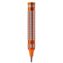 Schraubendreher-Set, manueller Schraubendreher im Stiftstil, kleiner 24-in-1-Schraubendreher, ideal für Laptop, Telefon, Schmuck und Uhr, Orange