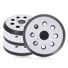 Ersatzpad für Exzenterschleifer, 4 Stück 5 Zoll Klett-Schleifpads, Metallteile für XOB01Z BO5041/K BO5030/K BO5031