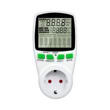 Digitale LCD-energiemeter Wattmeter Wattage Elektriciteit Kwh Vermogensmeting Stopcontact Analyzer EU-stekker