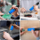 Cordless Soldering Iron Kit, LDE Digital Display USB Rechargeable for Small Projects, DIY 5