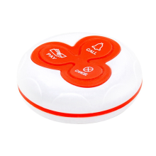 Transmetteur d'appel sans fil étanche, 433 MHz, pour système d'appel de restaurant, café, clinique, 3 boutons
