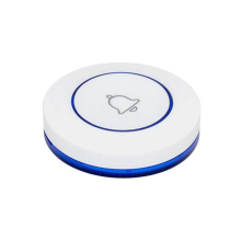 Ruftaste Restaurant Pager 433 MHz Drahtlose Türklingel Glocke für Home Security Alarm System Hardware Blau