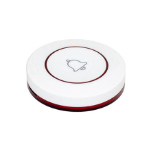 Bouton d'appel, téléavertisseur de restaurant, sonnette sans fil 433 MHz pour système d'alarme de sécurité domestique, matériel rouge