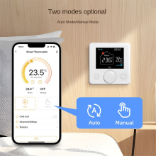 WiFi Wireless Thermostat RF433 Wasserheizung Gaskessel mit Halterung Unterstützung Handy Fernbedienung
