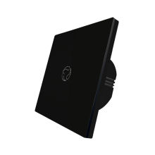WiFi Kesselschalter/Warmwasserbereiter-Controller 20A Tuya Smart APP Fernbedienung Home Voice Glasplatte EU-Stecker Schwarz