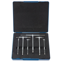 6-teiliges Teleskop-Messgerät-Set, T-Bohrlochmessgeräte, Teleskop-Bohrungsmessgerät mit tragbarem Koffer (Bereich 5/16 Zoll - 6 Zoll)