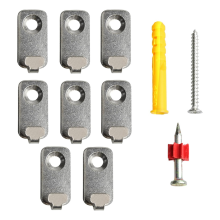 12 Stück Wandhaken, Edelstahlhaken, Hochleistungs-Aufhänger mit einem Loch, Mini-Haken in T-Form