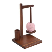 Garnhalter aus Holz zum Häkeln, magnetischer Spinner mit Telefonschlitz für Strick- und Häkelliebhaber