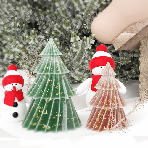Christmas Tree Aromatherapy Candle Silicone Mold DIY Soap Making Tools Resin 2