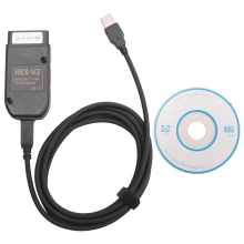 Nieuwste 25.3 Scanner Tool Kabel OBD2 Diagnose HEX V2 Wesheu COM voor Auto