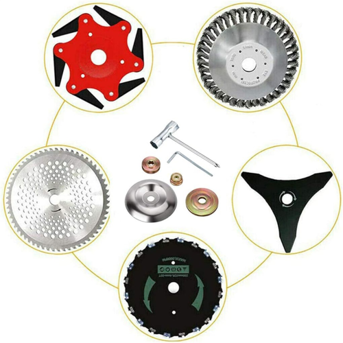 Kit adattatore per decespugliatore a filo con asta dritta 2