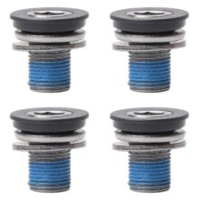 4 stuks stofdichte fiets middenas schroef spline tandplaat crank montage bloem