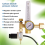 Carbon dioxide regulator Pressure gauge flowmeter Dioxide Controller CO2 Concentration Control EU plug 3