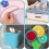 6 Pieces Plastic Canvas Sheets, Embroidery Eyelet Nets, Mesh Sheets for DIY Handmade Knitting Projects 7