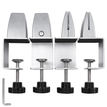 Hochleistungs-Niesschutzklemme für 1/8 Zoll bis 1 dicke Platten, Stützklemmen für Schreibtischtrennwände, Schreibtischteilerhalter