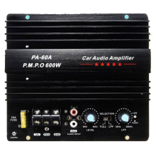 PA-60A 600W 12V eindversterkerprintplaat voor thuis-auto-audio S krachtige bas-subwoofers versterker mono
