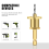 Adjustable Hexagonal Shank Countersink Drill Taper Hole Screw Step Self-Tapping Alloy 5
