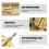 Adjustable Hexagonal Shank Countersink Drill Taper Hole Screw Step Self-Tapping Alloy 4