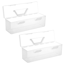 2-delige verfdoos met handvat, capaciteit van 30 flessen voor 2 vloeibare ounces acrylverf
