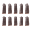 10PCS Leather Finger Protector Thimble Guards Tools for Hand Craft Jewelry Making,Brown 4