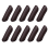 10PCS Leather Finger Protector Thimble Guards Tools for Hand Craft Jewelry Making,Half Pack Brown 3