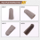 10PCS Leather Finger Protector Thimble Guards Tools for Hand Craft Jewelry Making,Brown 9