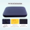 Cuscino ergonomico in memory foam per ufficio e studenti, sedia da seduta per emorroidi, grigio e blu 5
