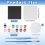 30 Pcs 2.6 Inch Mini Magnetic Canvas Panel, Painting Panel with Set Square 4