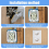 BE2 power socket box extender,single group extender electrical 2 groups switch accessories 5