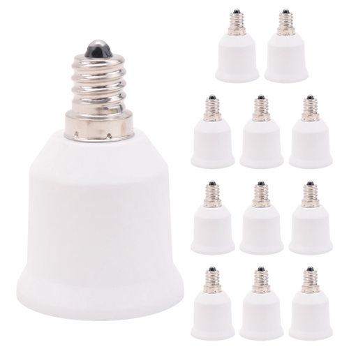 12er-Pack E12 auf E26 Adapter Lampenfassung Medium Base E27 Konverter Kronleuchter 1